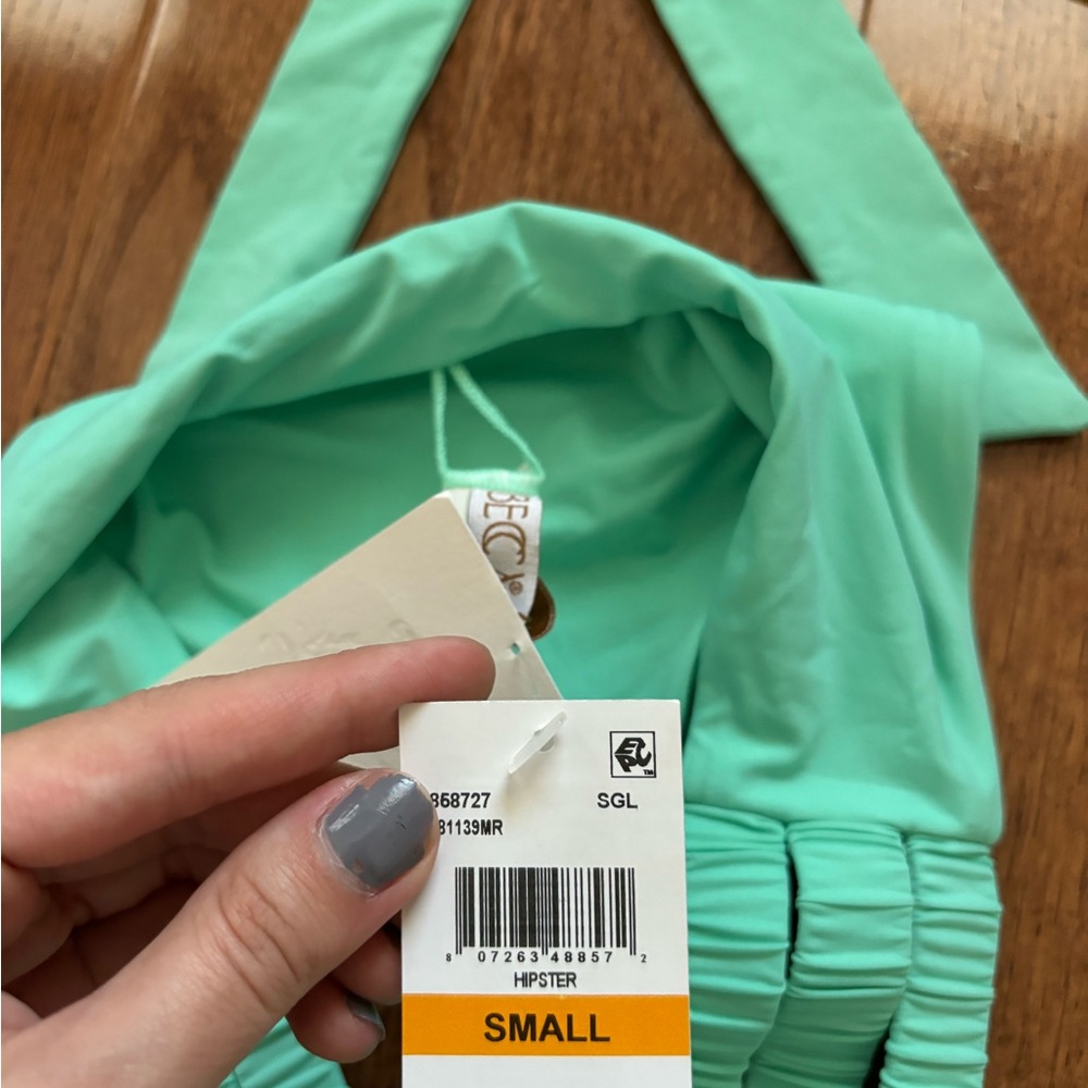 Women’s Mint Green Halter Bikini Set - Brand - Picture 4 of 6